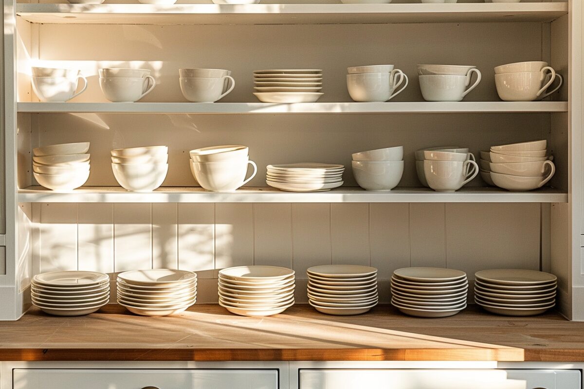 Révolutionnez votre cuisine: découvrez l'ordre parfait pour ranger votre vaisselle!