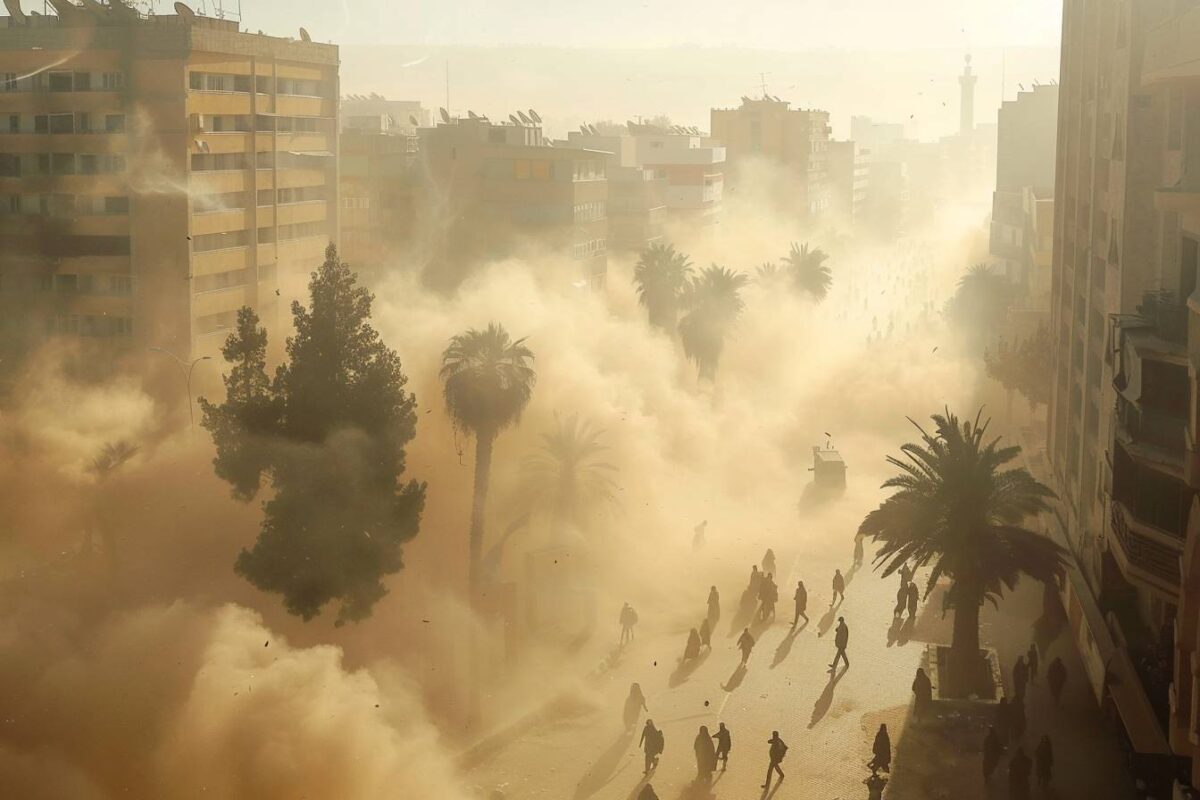 Découvrez comment Alger fait face à un assaut de poussière et les risques alarmants pour votre santé et environnement