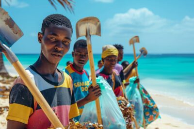 Les jeunes du Sénégal se mobilisent pour sauver leurs magnifiques plages de l'érosion et des déchets